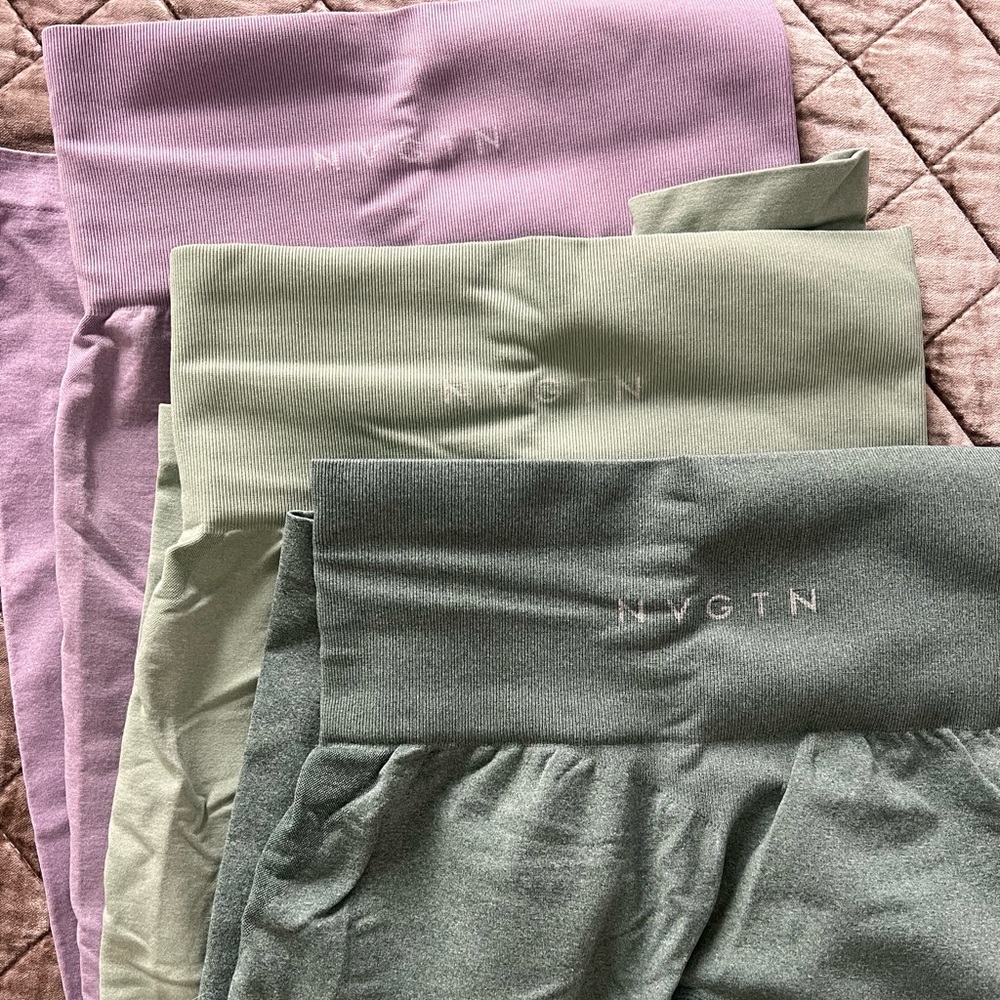 Set of 3 NVGTN LEGGINGS Like New XS